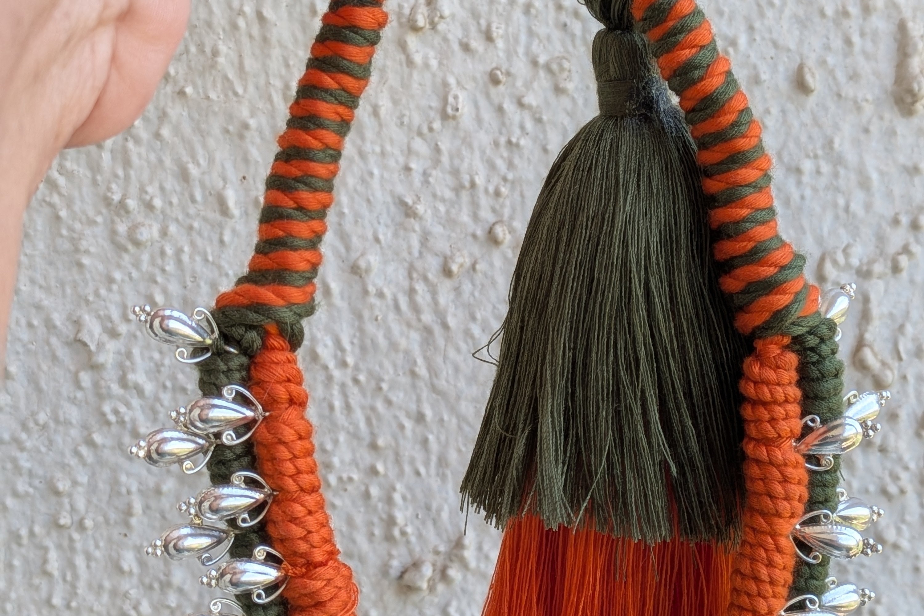 Tiranga - Statement Necklace with 925 Silver