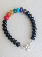 Sapta Chakra - Original stones Bracelet with 925 silver fittings