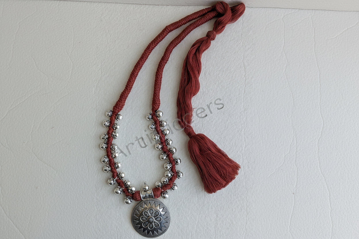Zara - Gajara Collection - One-of-a-Kind 925 Silver Necklace