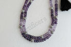 Handcrafted AAA+ amethyst two strand necklace in 925 sterling silver from Artificcers
