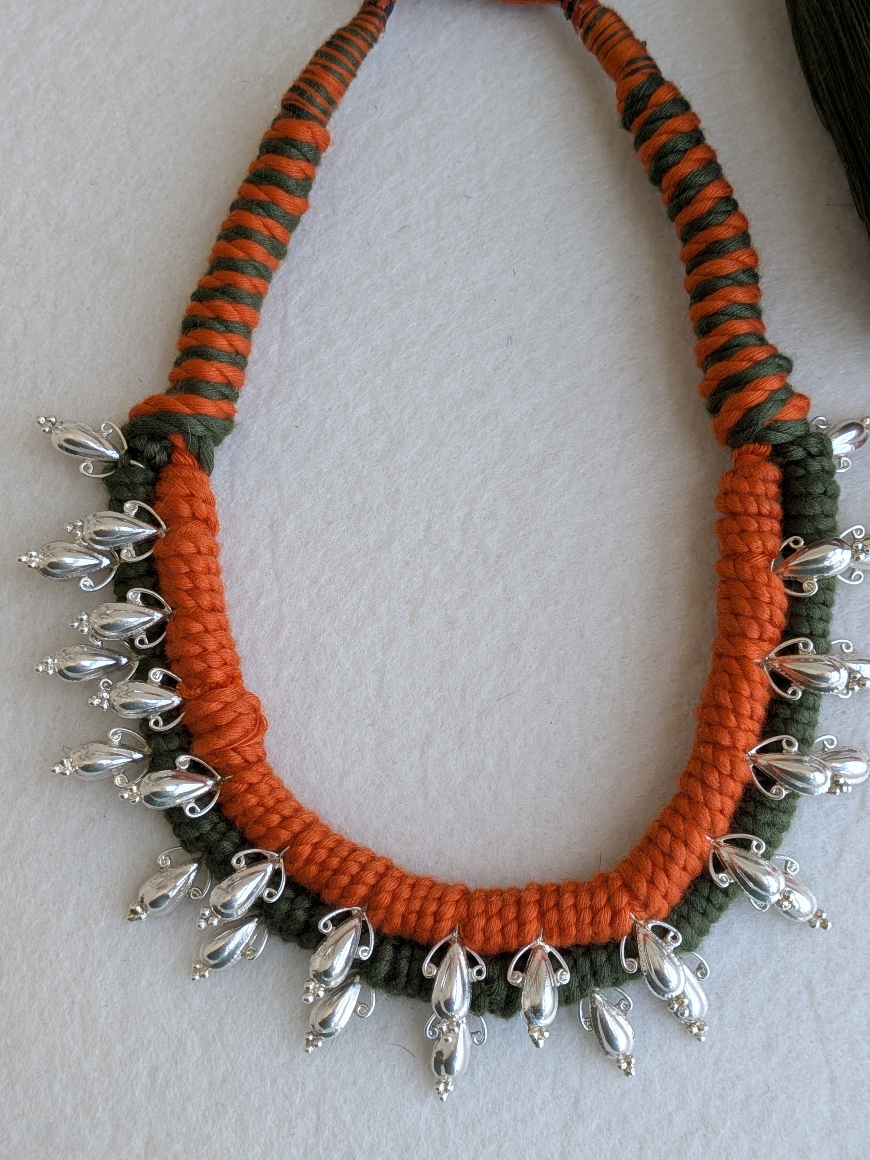 Tiranga - Statement Necklace with 925 Silver