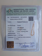 AAA+ citrene stones certificates from Artificcers
