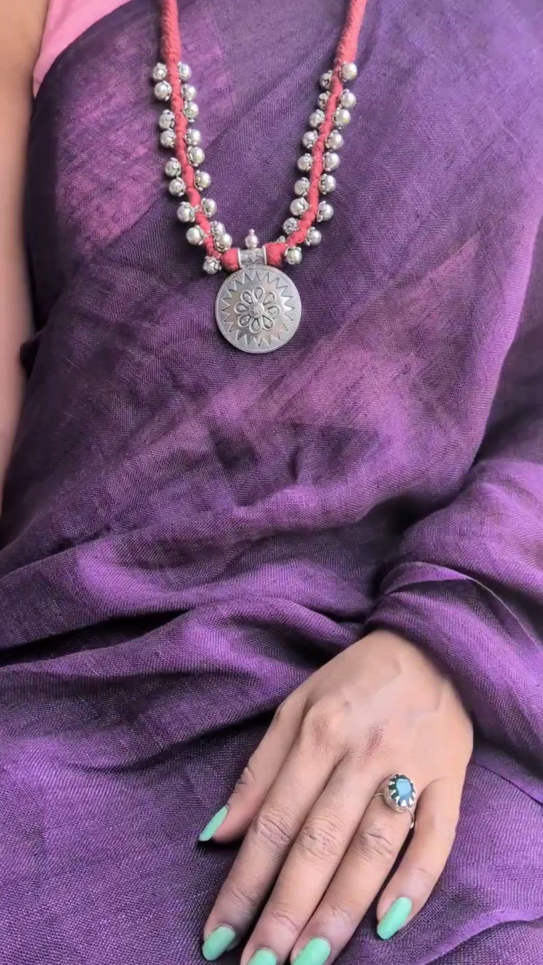 Zara - Gajara Collection - One-of-a-Kind 925 Silver Necklace