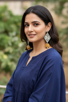 Handcrafted rhombus-shaped 925 silver earrings with yellow agate stones. Perfect for weddings, festivals, and traditional celebrations.